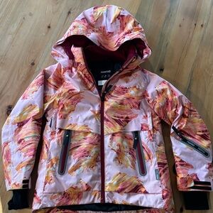 Reima Kids Puffer Jacket - Pink and Orange